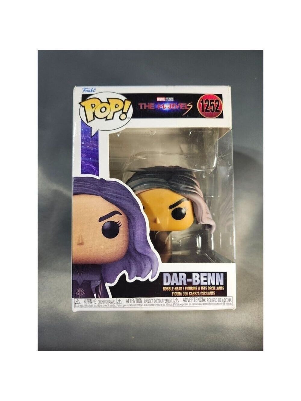 funko pop! marvel studios: the marvels - dar-benn bobble-head